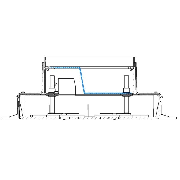 Produktbild UBD 165 178  -  Steckdoseneinsatz für 2 FLF inkl. 1xT13, weiss + 1xT13, schwarz